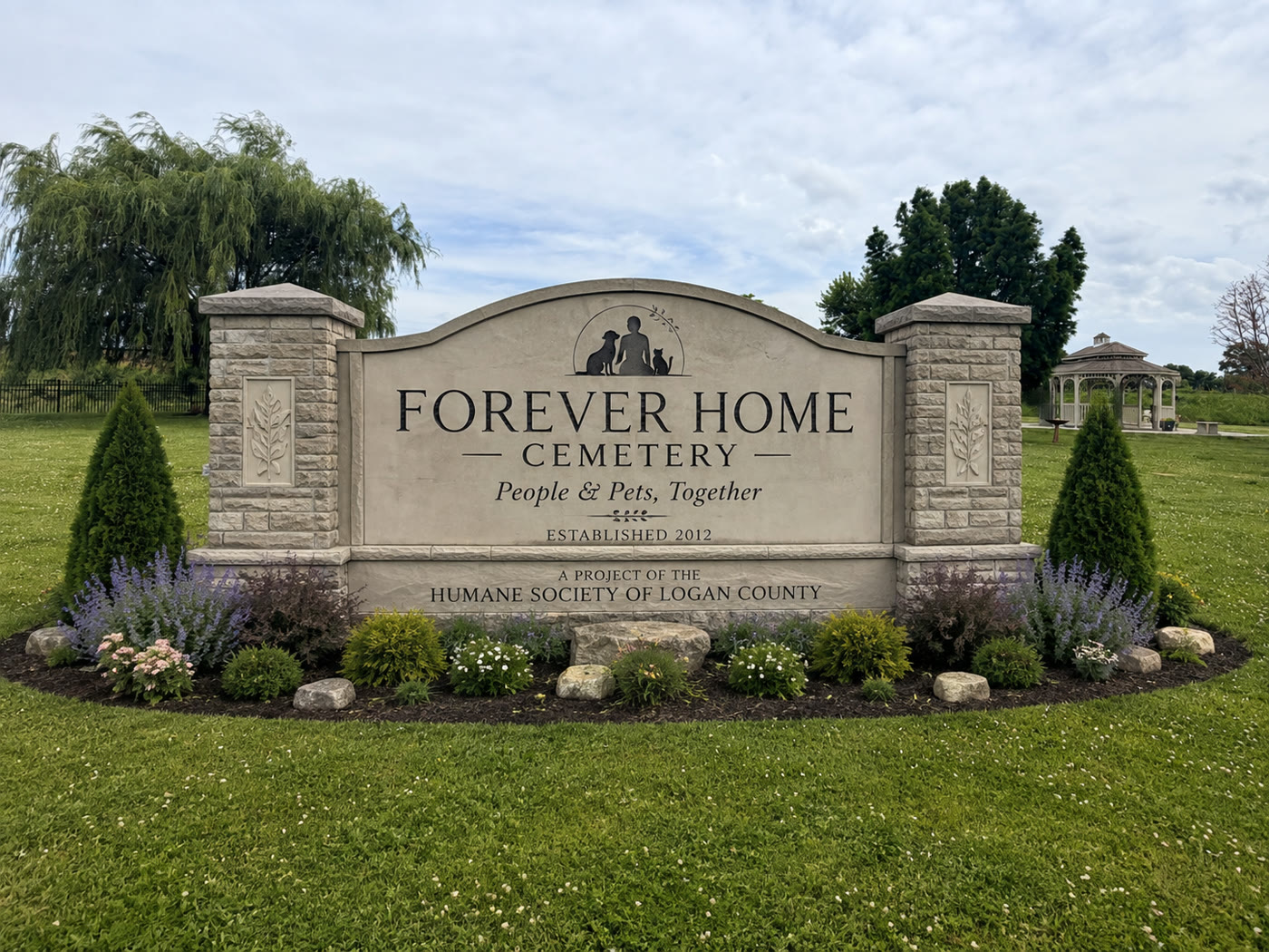 Forever Home Cemetery Roadside Sign photo 3