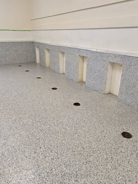 Dog Room New Floor New Kennels
